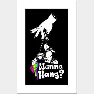 Wanna Hang?-Rainbow Posters and Art